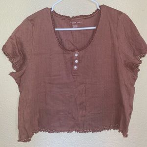 American Eagle Plus Size Crop Top